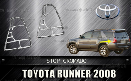 Cobertor Cromado De Stop Toyota Runner 2003 Al 2008