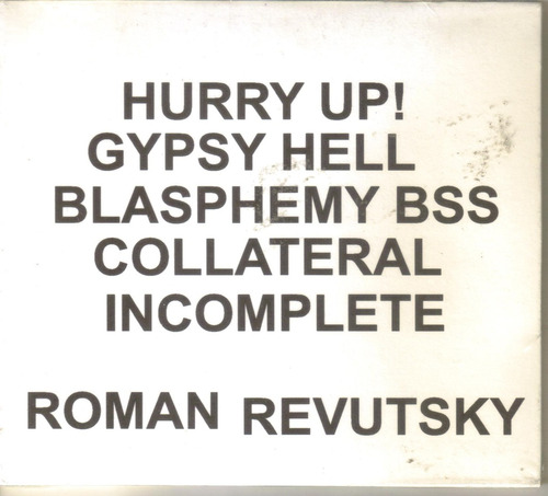 Roman Revutsky - Incomplete ( Musica Electronica ) Cd Rock