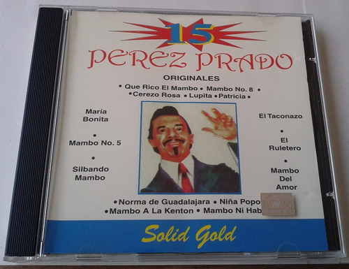 Perez Prado 15 Originales Exitos Cd  Raro 1997  