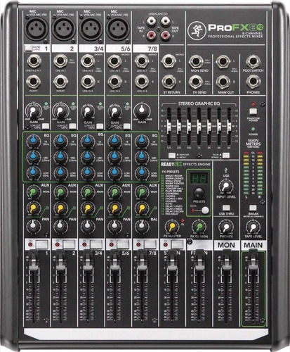 Mixer Mackie Pro Fx8 V2 La 8 Canales Efectos Nueva