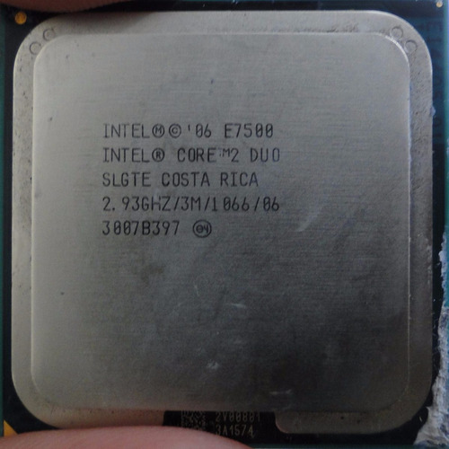 Processador Core 2 Duo 2.93 Ghz E7500 Socket 775 (Usado)