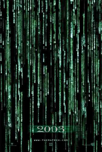 The Matrix Reloaded Code 3d Movie Poster