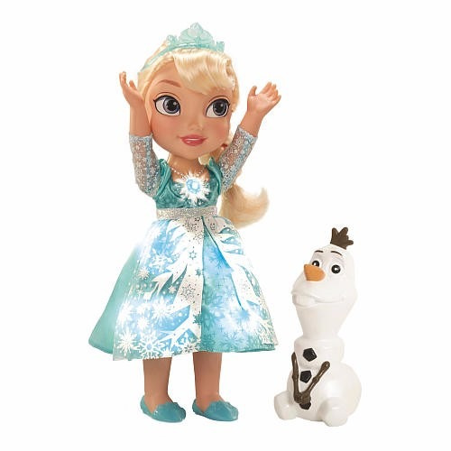 Elsa Cantante Incluye Olaf Y Su Vestido Alumbra 