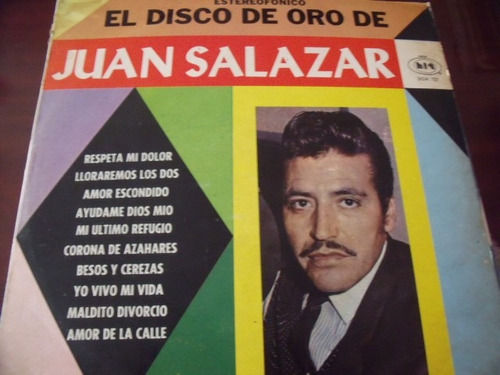 Lp Juan Salazar, El Disco De Oro,