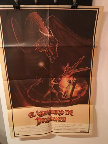 Afiche De Cine Original - El Verdugo De Dragones