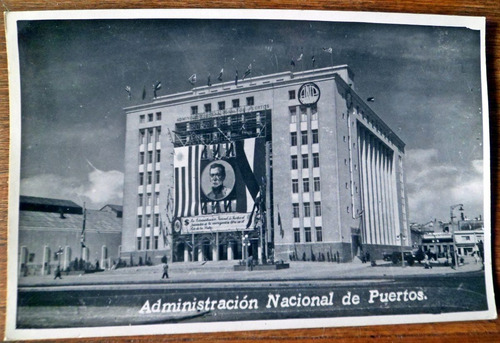 Postal Administracion Nacional De Puertos 1950 Foto Caruso