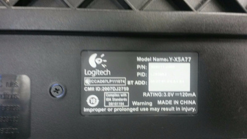Teclado + Trackpad Logitech Para Playstation 3 /4 Bluethooth
