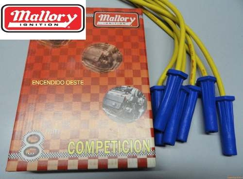 Cables Bujias Mallory Competicion Peugeot 504 2.0 Bob Larga
