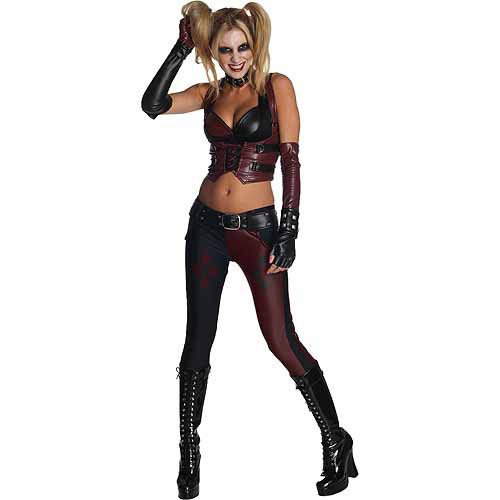 Disfraz Para Mujer Haley Quinn Batman Arkham City Halloween