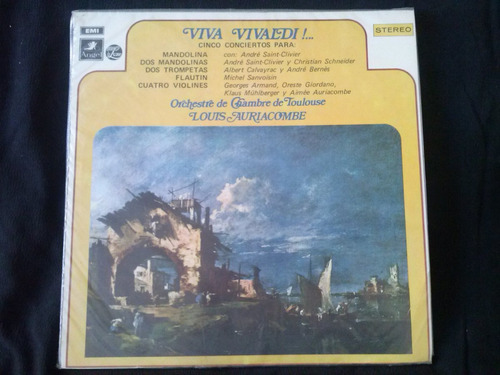 Lp Viva Vivaldi Orchestre De Toulouse Louis Auriacombe