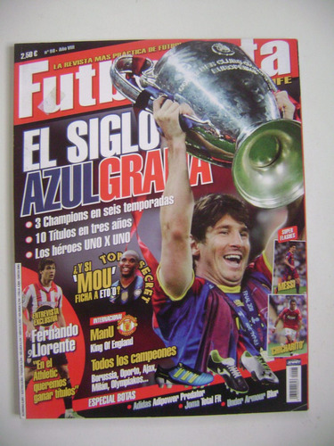 Revista Futbol- Futbolista- N°98 -especial Barcelona-