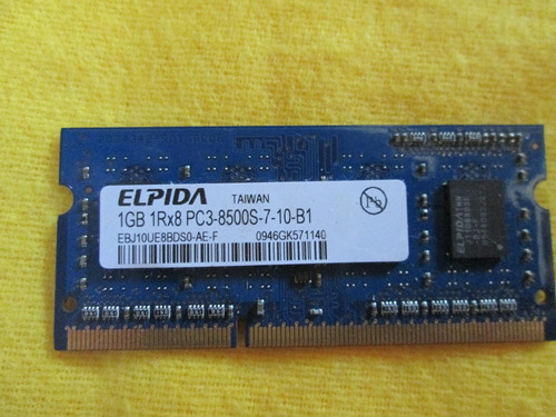 Memoria Notebook 1gb Ddr3