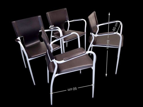 Silla Con Apoya Brazos Apilable