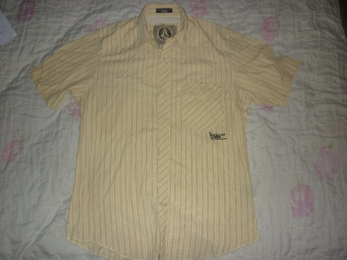 E Camisa Volcom Rayada Talle S Art 71181