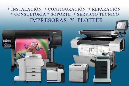 Imagen 1 de 7 de Servicio Técnico, Reparación De Impresoras Y Plotters