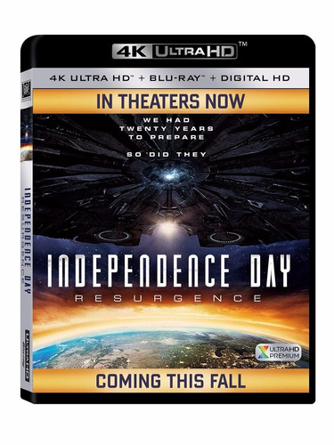 Blu Ray 4k Ultra Hd Independence Day Resurgence