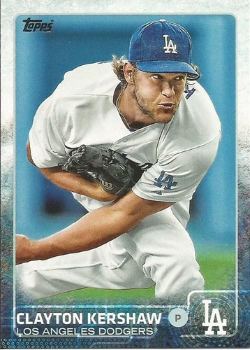 Barajita Clayton Kershaw Topps 2015 #100 Los Angeles Dodgers