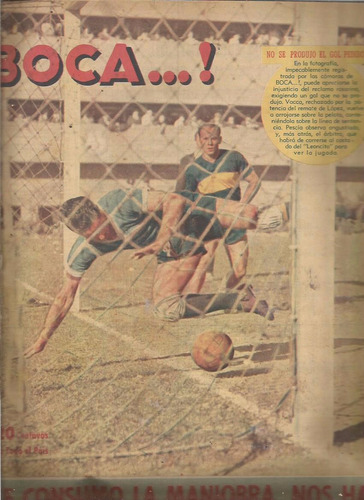 Revista / Boca...! / Nº 160 / 1945 / Sobrero Vs Boye
