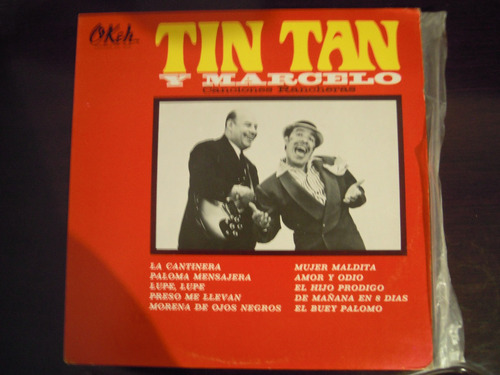 Tin Tan Y Marcelo Lp Canciones Rancheras