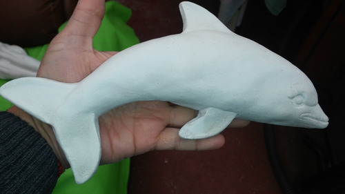 Delfin Figura De Yeso