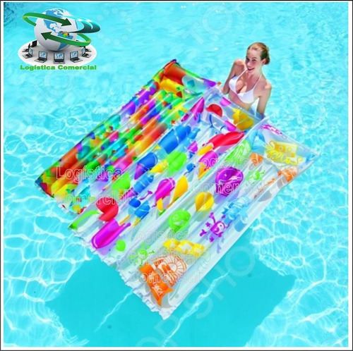 Imagen 2 de 9 de Colchon Colchoneta Flotador Inflable Adulto Bestway 44033