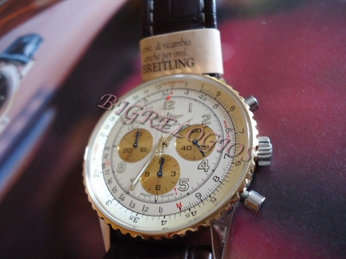 Breitling Navitimer D30022 Ouro/aco