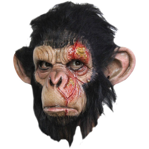 Máscara Para Adulto Chimpance Infectado En Látex