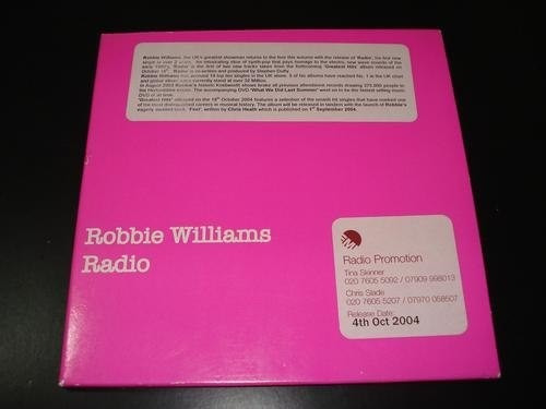 Robbie Williams Radio Single Cd 1 Track Uk 2004