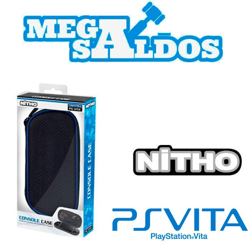 Megasaldos Estuche Pro Sony Psvita Nitho Console Case Negro