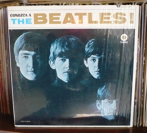 The Beatles Lp Conozca A... Sello Crema Translucido