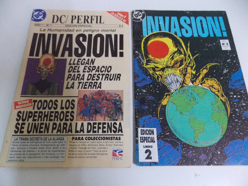 Comics Saga Invasion Nros 1,2 Ed.perfl - 1993