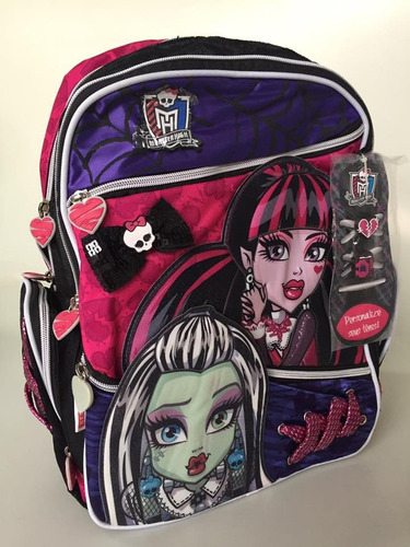 Mochila Monster High Escolar G  15z - 063593-00 - Sestini