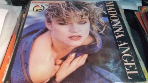 Madonna Angel Con Burning Up Uk Vinilo Maxi Raro De Ver 1985