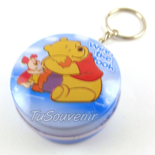 Llavero Latita Lata Winnie The Pooh Para Souvenirs Infantil