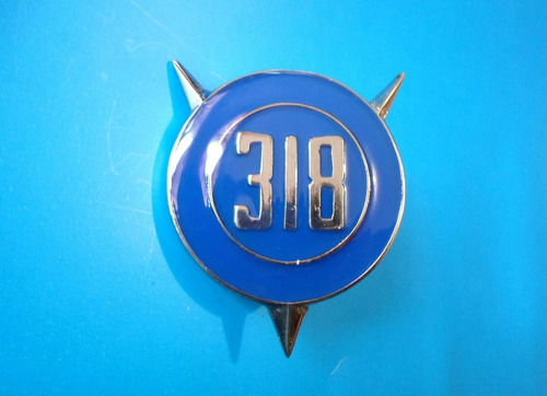 Emblema Plymouth Barracuda 318 Para Laterales