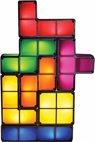 Lampara Forma De Tetris Luz Por Induccion Armable Tamaño Grande