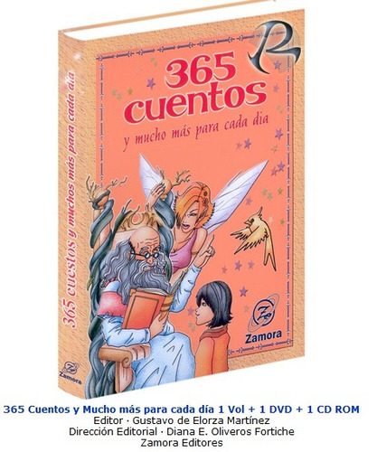 365 Cuentos Para Cada Dia 1 Vol+ 1cd+ 1dvd Zamora