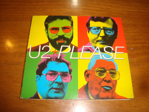 U2 - Please - Cd Maxi Single Made In Uk 4 Temas
