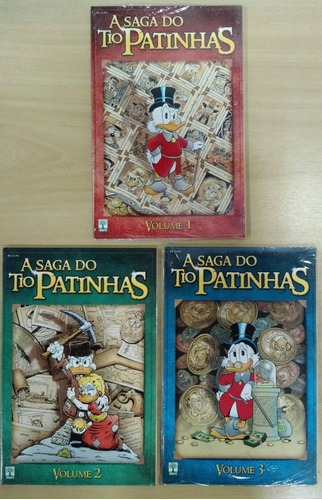 A Saga Do Tio Patinhas Novo, Completo E Lacrado! Vol 1,2 E 3