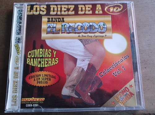 Banda El Recodo De Cruz Lizarraga Cd  Los Diez De A 10  Dmm