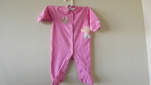 Mameluco Rosa Estampado Talla 3-6 Meses (Usado)