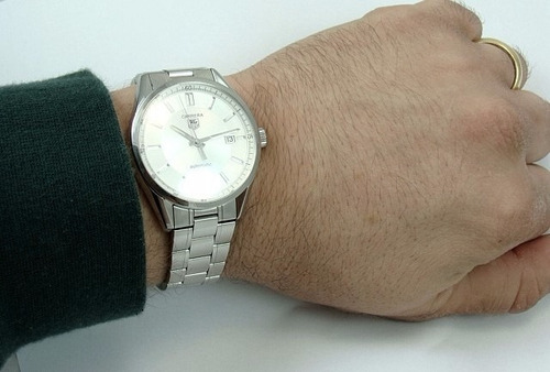 Tag Heuer Carrera Automático Calibre 5 Todo Aço Safira*!