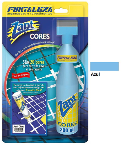 Zapt Tinta Para Rejunte Azul 200ml + Brinde