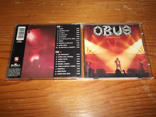 Obus - En Directo Cd Doble Español Ed 1996 Mdisk