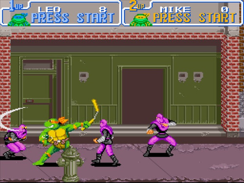 Teenage Mutant Ninja Turtles IV: Turtles in Time SNES