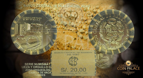 Rollo O Cono De Monedas Cabeza De Vaca - Tumbes