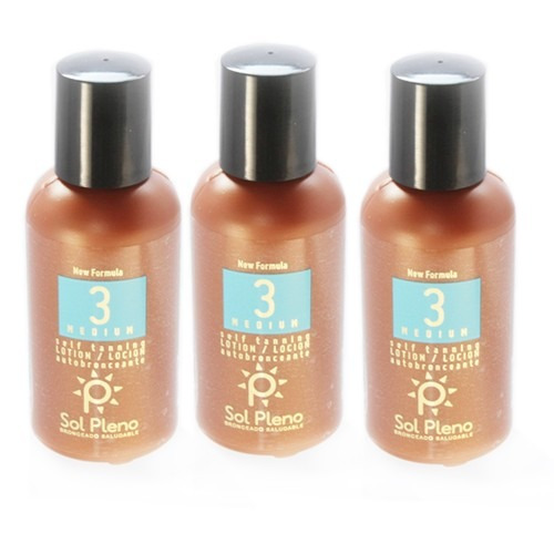 Imagen 1 de 9 de Locion Medium Sol Pleno Bronceado Verano X 3 Unidades