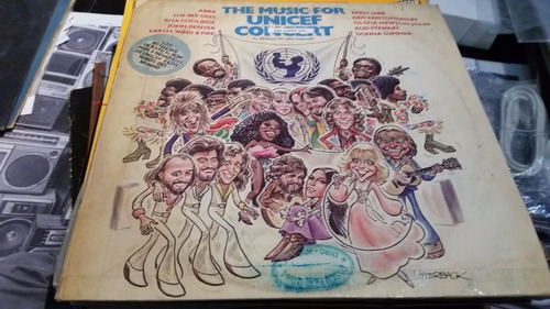 Music For Unicef Concert Stewart Abba Bee Gees Vinilo Lp