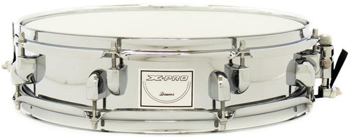 Caixa X-pro C. Ibañez Piccolo Chrome Steel Shell 14x3,5¨ Com