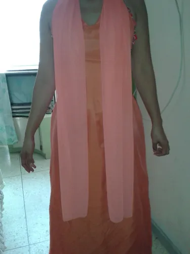 Vestido Anaranjado Talla M (Usado)